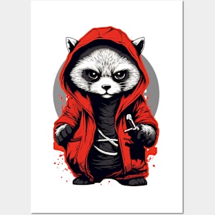 Sneaky Raccoon Sensei Posters and Art